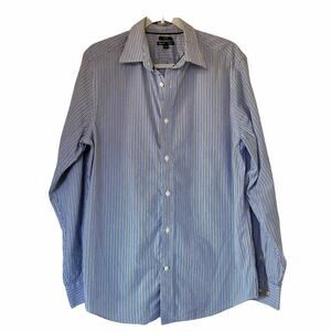 Gap Premium Slim Fit Long Sleeve Button Up Dress Shirt Collared Size Large